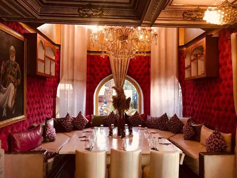 Bombay Marrakech dining